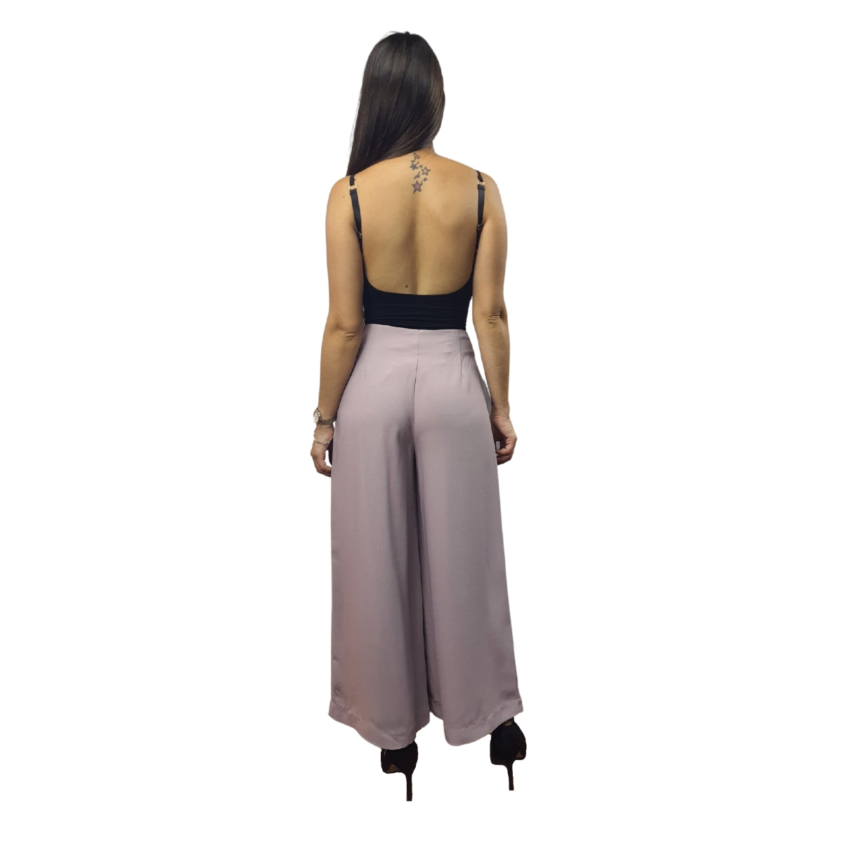 Pantalon Vero Moda Rosa Vieja Style CHOICE RIVET 9/10 WIDE PANTS(NR)-OR