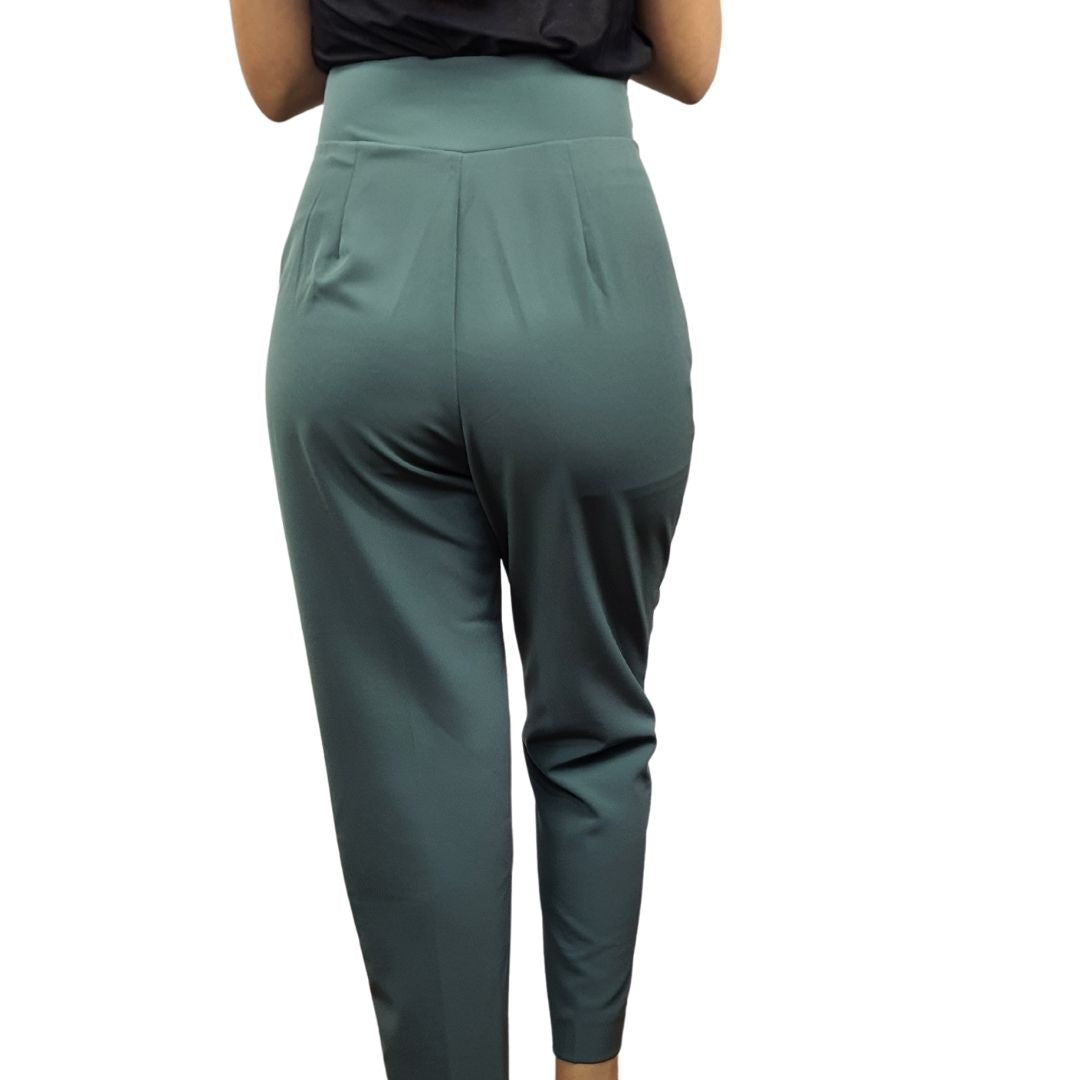 Pantalon Vero Moda Verde Style GEMMA 7/8 SLIM CARROT PANTS(VMC-NE-ET-2)