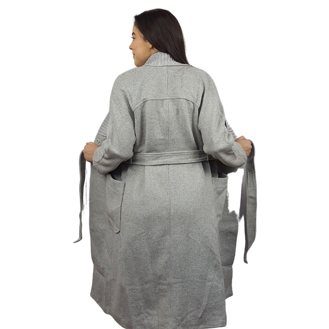 Blazer Vero Moda Gris Style RIB L/S WOOL COAT(VMC-NL)