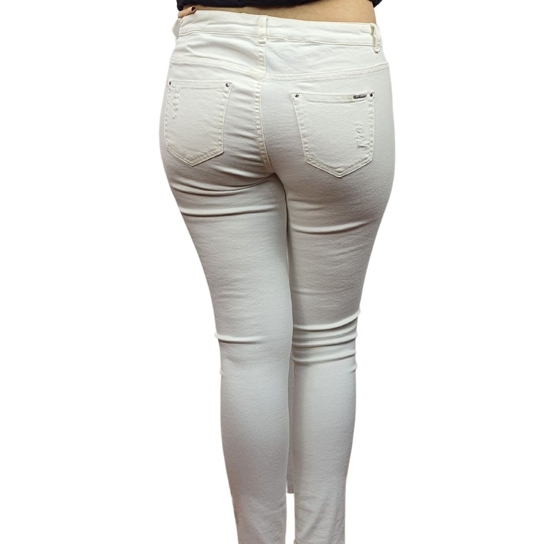 Jeans Vero Moda Blanco Style UNA 9/10 X-SLIM JEANS(PM-CT-2)
