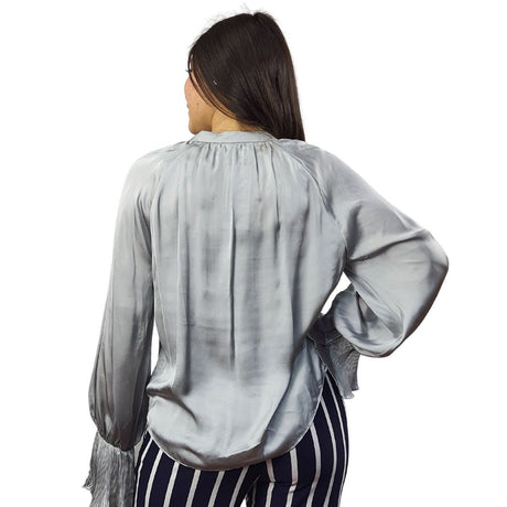 Blusa Vero Moda Gris Style EAGER L/S SHIRT(VMC-DR)
