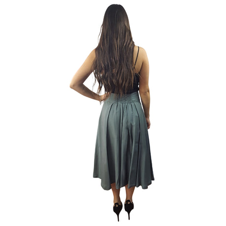 Falda Vero Moda Verde Style ARIA SOFT MIDI SKIRT(VMC-LL)