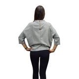 Polera Vero Moda Gris Claro Style BOM 3/4 TOP(NL)