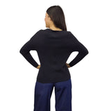 Blusa Vero Moda Negro Style JEFF L/S KNIT(RN)