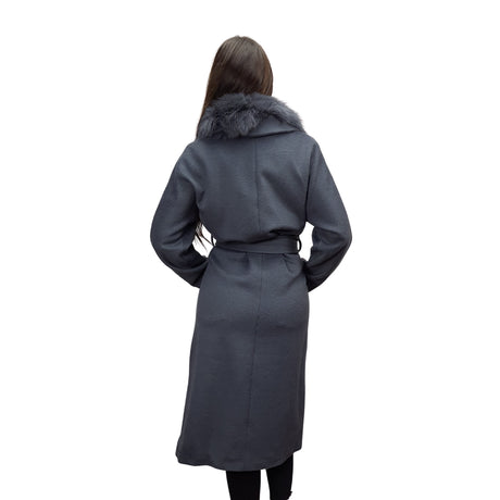 Tapado Vero Moda Gris Style SMOOTH 9/10 WOOL COAT(VMC-NL)
