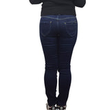 Jeans Vero Moda Azul Oscuro Style JANUARY MID WAIST SLIM JEANS(BN-EC-1)