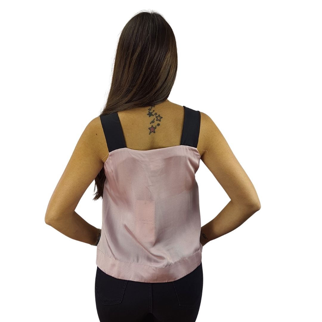 Top Vero Moda Rosado Style HENRY SOLID S/L TOP(HOMEWEAR)
