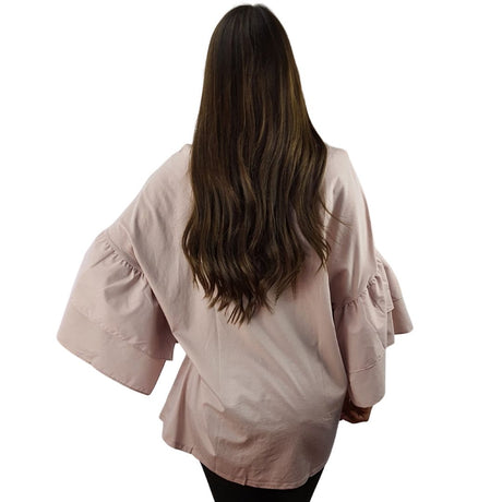 Blusa Vero Moda Rosa Vieja Style LACY S/S JERSEY TOP CL8(HOMEWEAR)