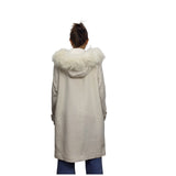 Parka  Vero Moda Crema  Style DAFFODIL L/S WOOL COAT(DR)