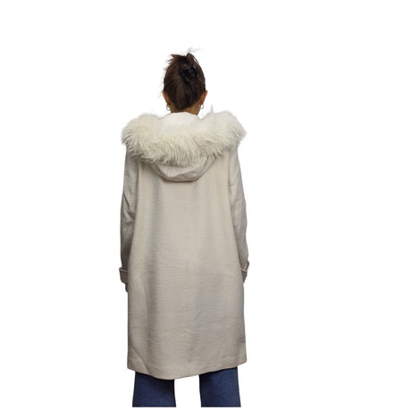 Parka  Vero Moda Crema  Style DAFFODIL L/S WOOL COAT(DR)