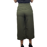 Pantalon Vero Moda Verde Style ENGLAND 7/8 WIDE PANTS(VMC-MW-ET-2)