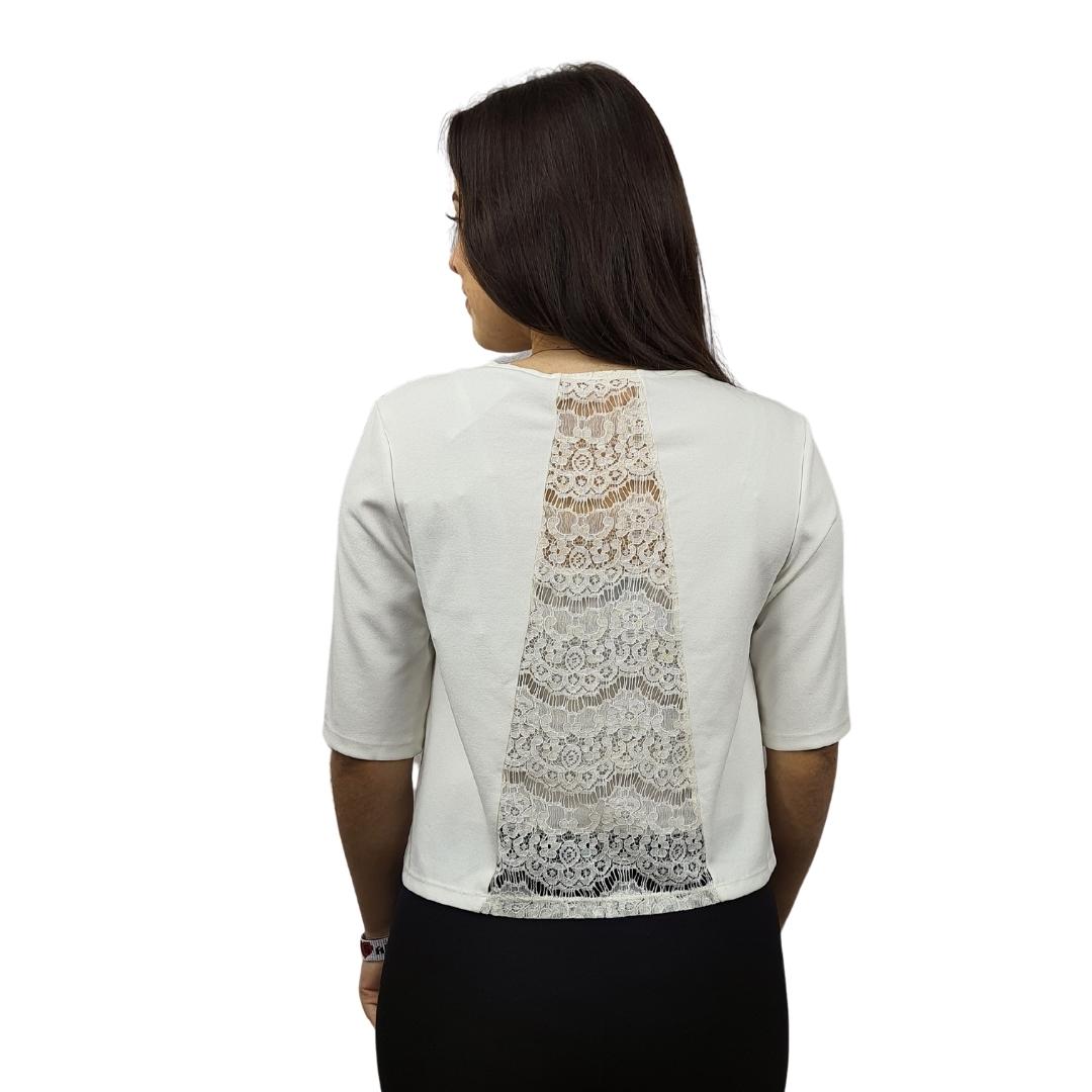 Blusa Vero Moda Blanco Style VOSS 1/2 TOP(VMC-HH)