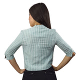 Blazer Vero Moda Verde Style FRANK 3/4 BLAZER(TP)
