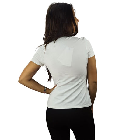 Polera Vero moda Blanco  Style ESTER S/S TOP(MM)-OR