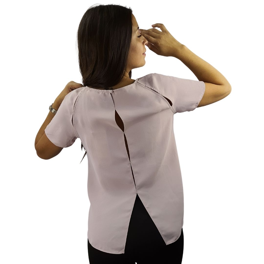 Blusa  Vero Moda Rosa Vieja  Style ELVA S/S WOVEN TOP(VMC-TP)