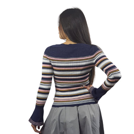 Sweater Vero Moda Azul Style DIAMOND L/S KNIT(NC)