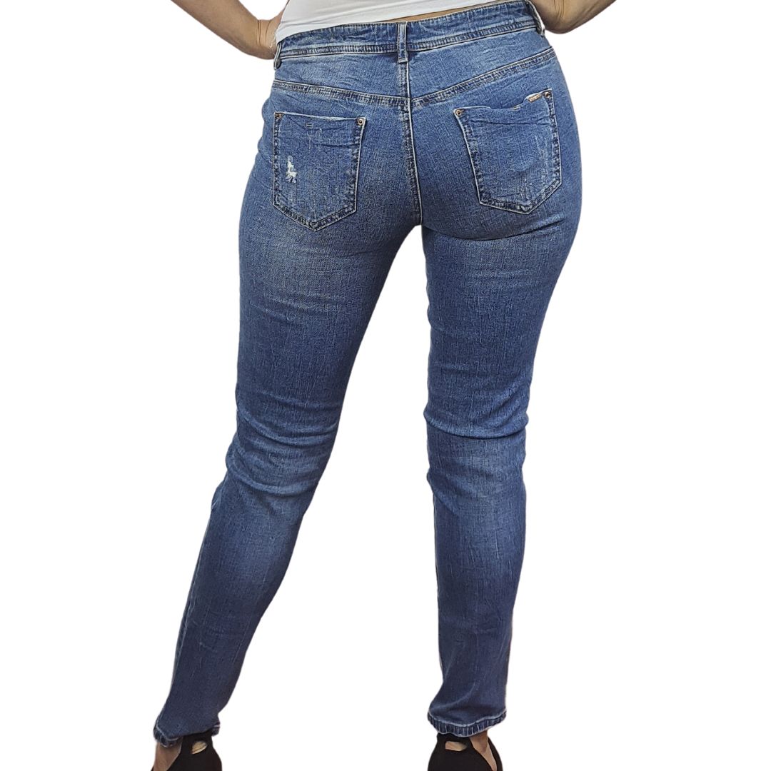 Jeans Vero Moda Azul  Style FRESH SLIM JEANS(BT)