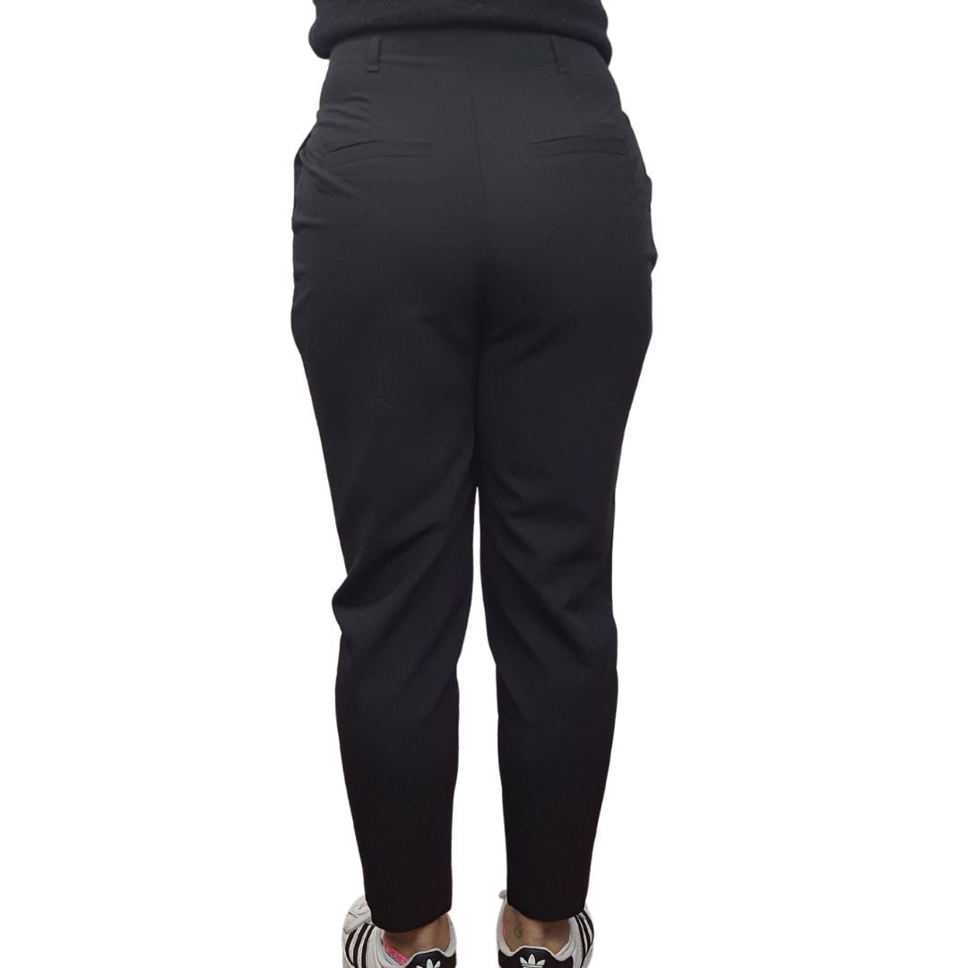 Pantalon Vero Moda Negro Style PARKER MOSS 9/10 CARROT PANTS(TP-ET-2)