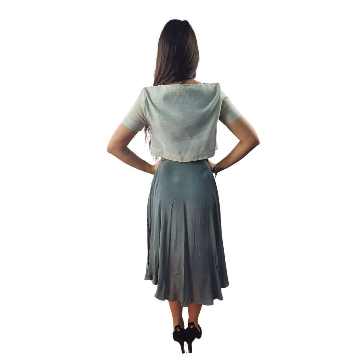 Vestido Vero Moda Verde Style MOLLY S/S DRESS SET(VMC-TP)