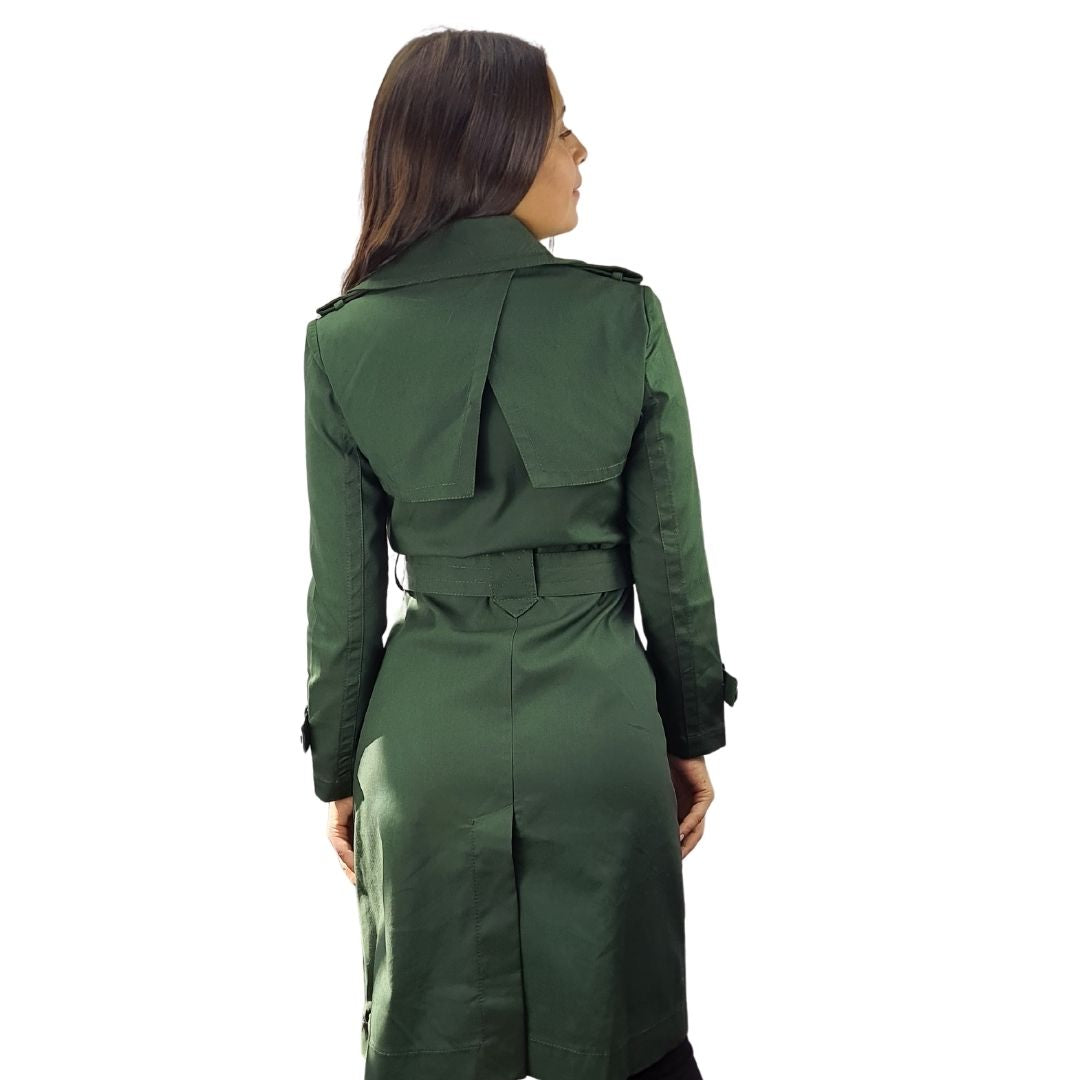 Blazer Vero moda Verde Style HOLMES L/S COAT(VMC-MM) (SIN CINTURON)