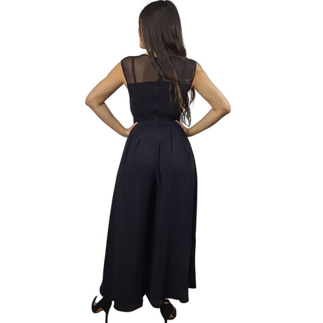 Entero Vero Moda Negro Style ESTELLE WIDE CATSUIT(VMC-BN-ET-2)