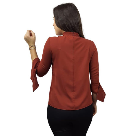 Blusa Vero Moda Marrón Style KARAN 3/4 TOP(VMC-RN)