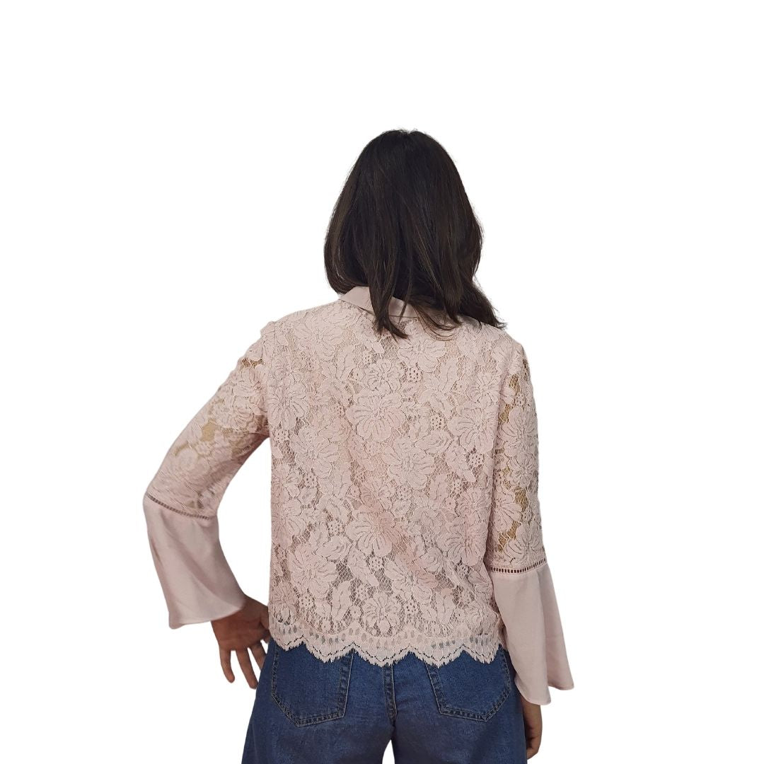 Blusa Vero Moda Rosa Vieja  Style LINSEY 3/4 SHIRT(NR)