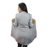 Blazer Vero Moda Gris Style OCEANUS 3/4 BLAZER(VMC-MP)