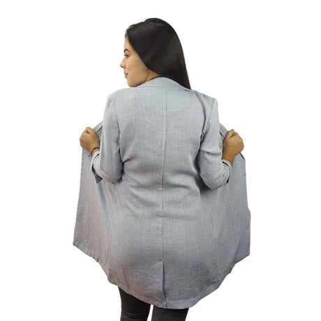 Blazer Vero Moda Gris Style OCEANUS 3/4 BLAZER(VMC-MP)