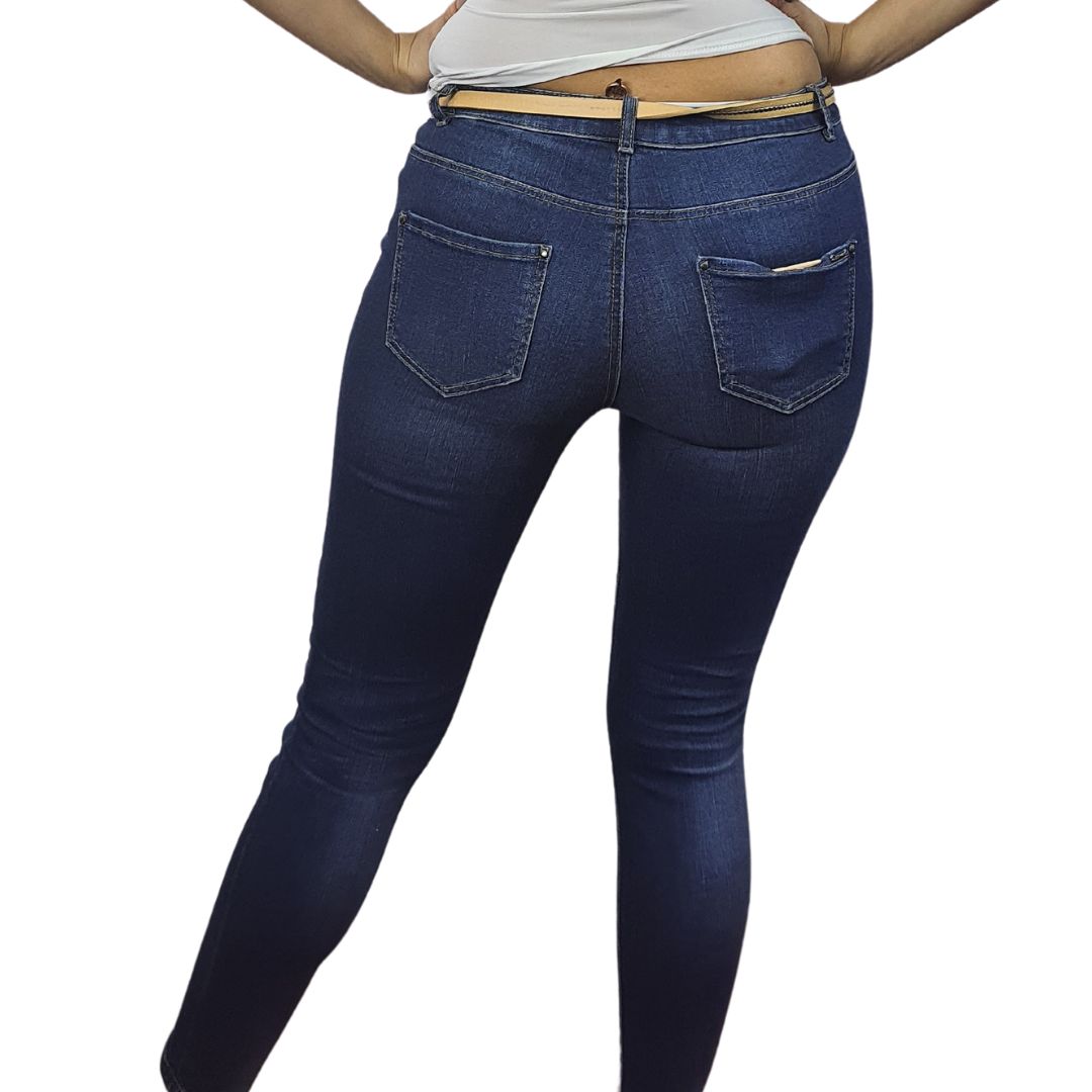 Jeans Vero Moda Azul Style DEARLY 9/10 MW X-SLIM JEANS(MM)