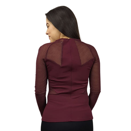 Blusa Vero Moda Vinotinto Style CUSTARD L/S JERSEY TOP(VMC-PM-ET-2)