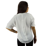 Blusa Vero Moda Blanco Style PAUL 1/2 WOVEN TOP(VMC-MM)