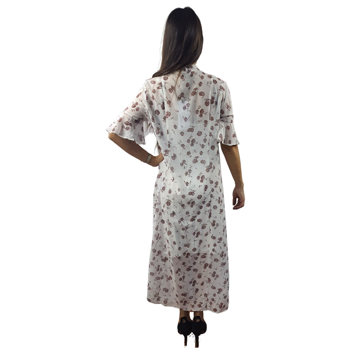 Vestido Vero Moda Blanco Style VAV 1/2 LONG SHIRT SET(NN)