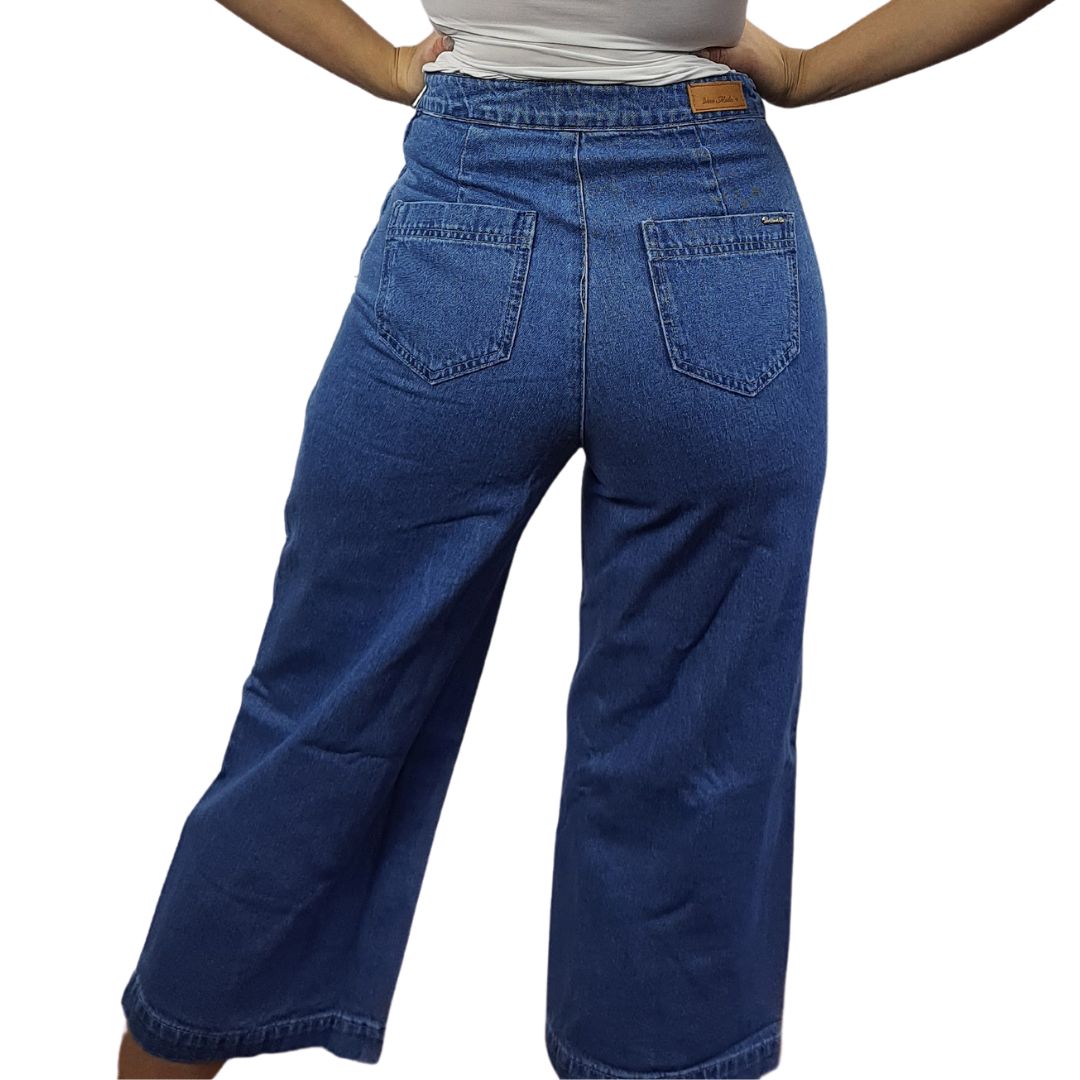 Jeans Vero Moda Azul  Style CHOICE BUILD 7/8 HW LOOSE JEANS-OR