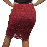 Falda Vero Moda Burdeo Style SUN SKIRT(VMC-EL)