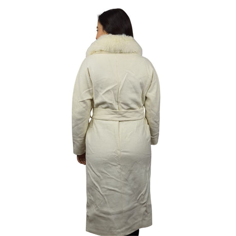 Tapado Vero Moda Blanco Style SMOOTH 9/10 WOOL COAT(VMC-NL)