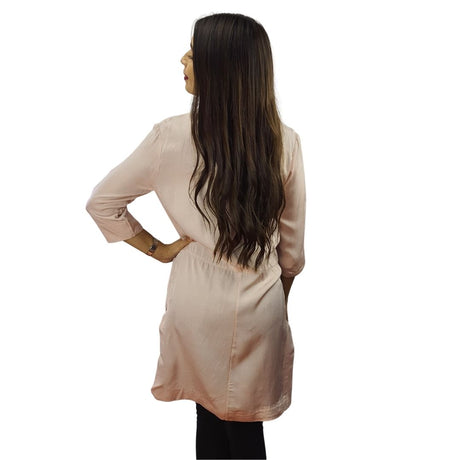 Blazer Vero Moda Rosado Style LOLITA SOLID 3/4 BLAZER(VMC-NE-EC-3)
