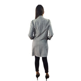 Blazer Vero Moda Gris Claro Style VIVANNA 7/8 BLAZER(VMC-EL)
