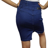 Falda Vero Moda Azul Oscuro Style WAVE HW DENIM SKIRT(HH)