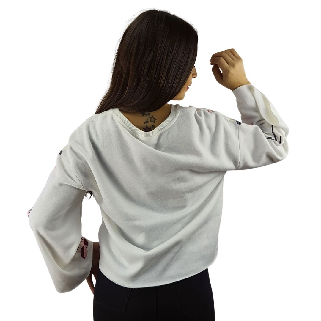 Sweater Vero Moda Blanco Style JUDY L/S SWEAT(NR)