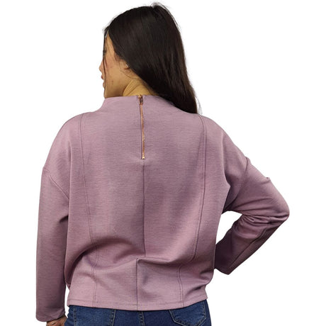Blusa Vero Moda Rosa Vieja Style BOM L/S TOP(UM)