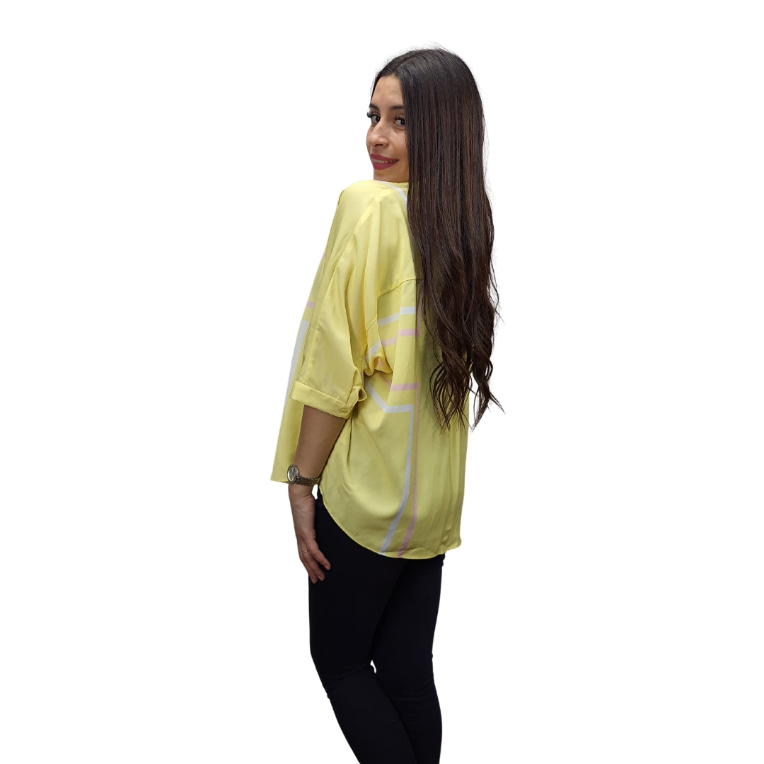 Blusa Vero Moda Amarillo Style TURRET 1/2 SHIRT(FL)