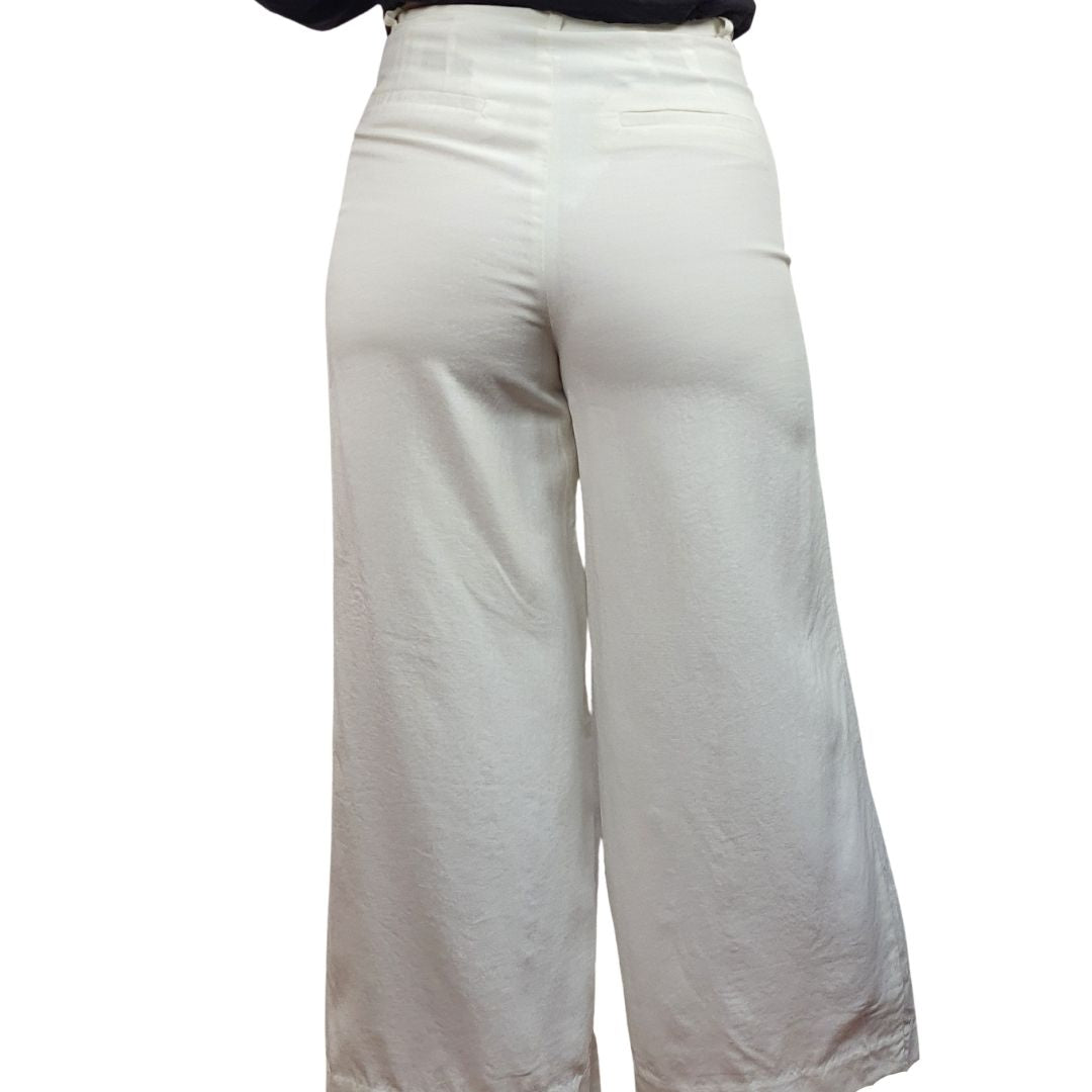 Pantalon Vero Moda Blanco Style MARC 9/10 LOOSE PANTS(TP-EC-2)