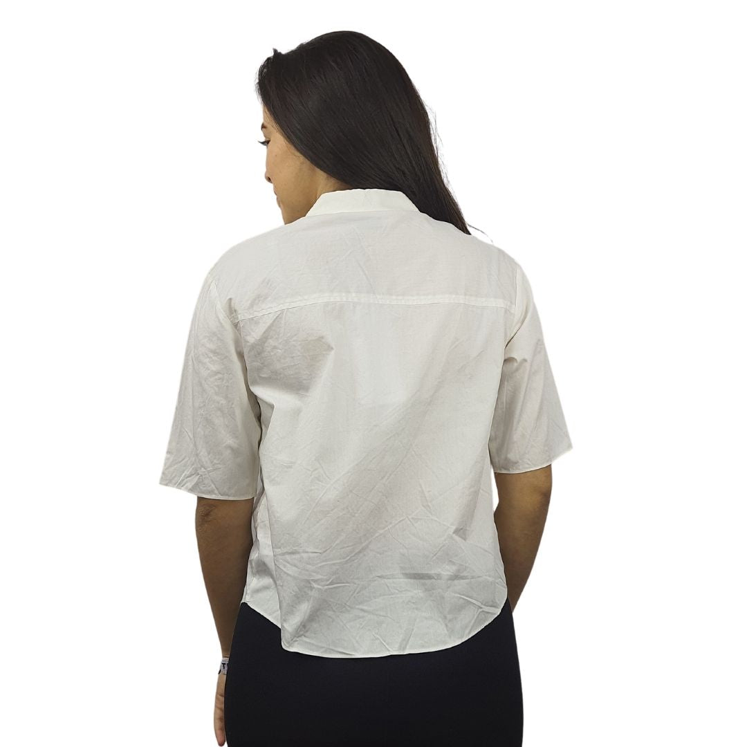 Blusa Vero Moda Blanco Style FLY SOLID 1/2 SHIRT(TP)