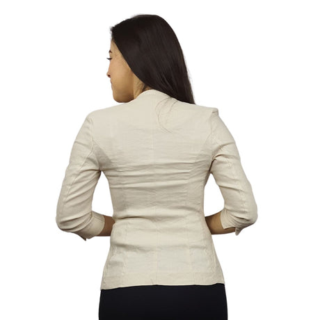Blazer Vero Moda Beige Style ANGELA 3/4 BLAZER(VMC-HH)