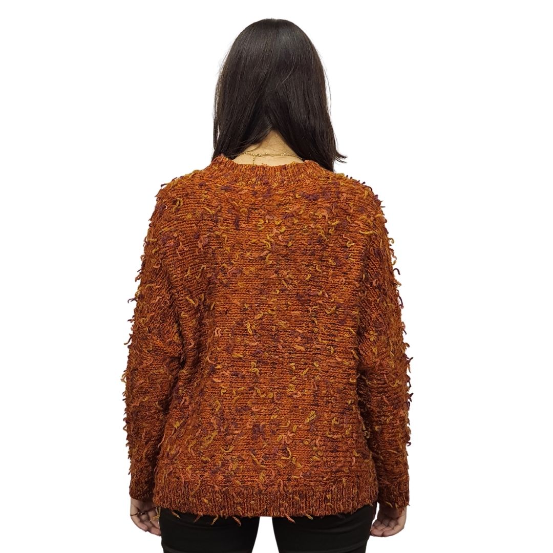 Sweater  Vero Moda Marron  Style CHELSEA HYPE L/S KNIT(BN-CT-2)
