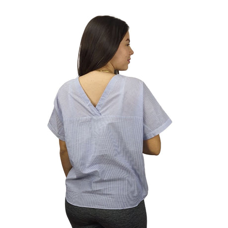 Camisa Vero Moda Azul  Style HERACLES STRIPE 1/2 SHIRT(SD)