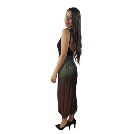 Pantalon Vero Moda Verde Style DONNA 9/10 LOOSE PANTS(VMC-HH)