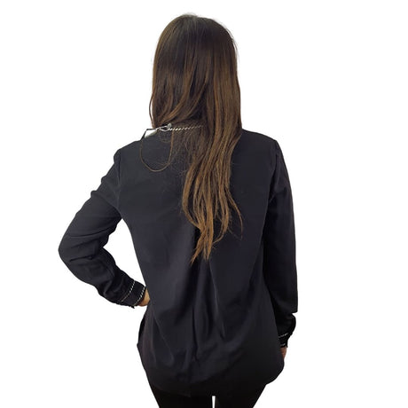 Blusa Vero Moda Negro Style SELENA L/S SHIRT(VMC-BT)