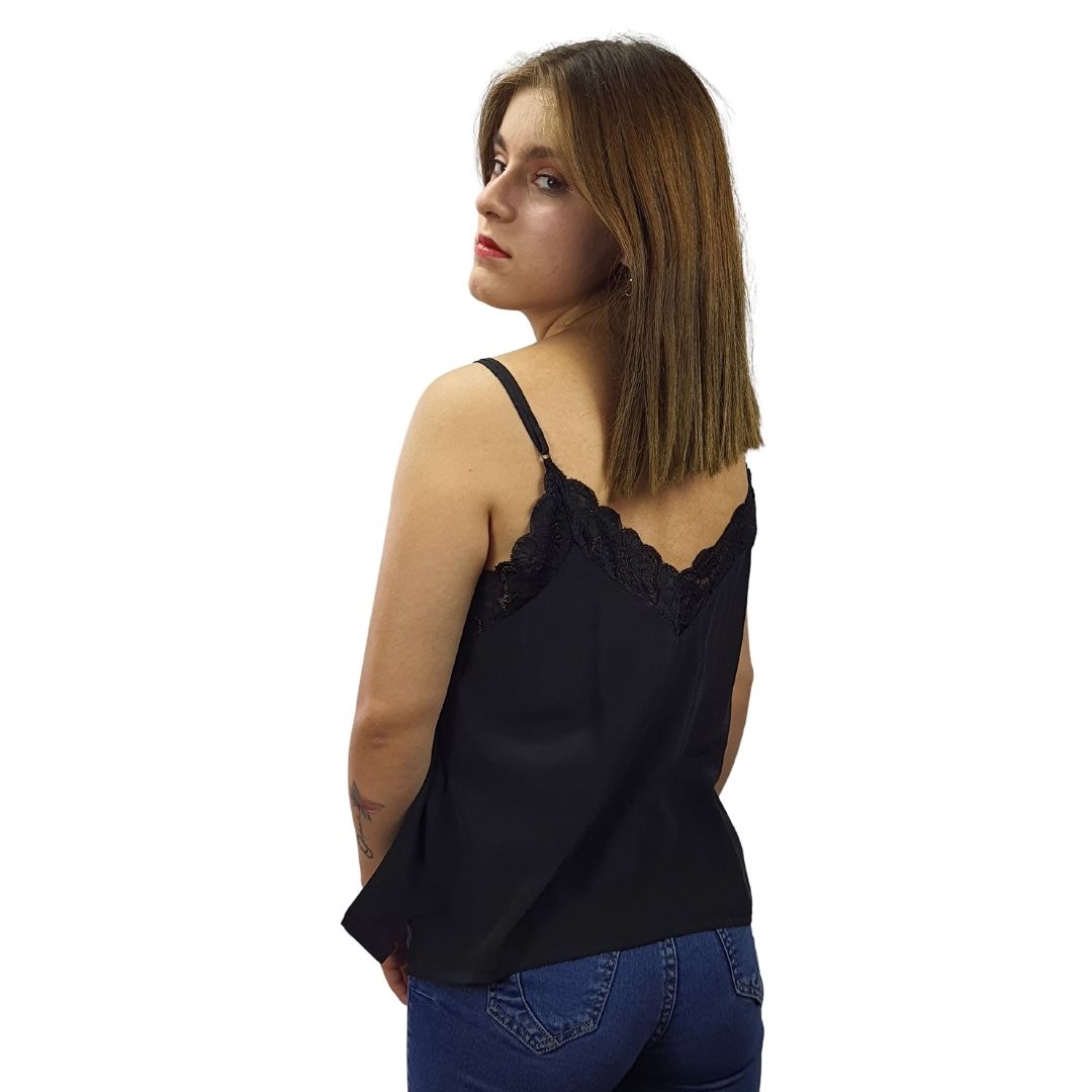 Blusa (Top) Rapsodia Abala Negro